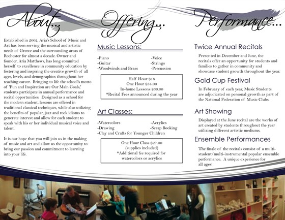 Print Design: Print and Web-blast examples