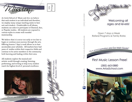 Print Design: Print and Web-blast examples